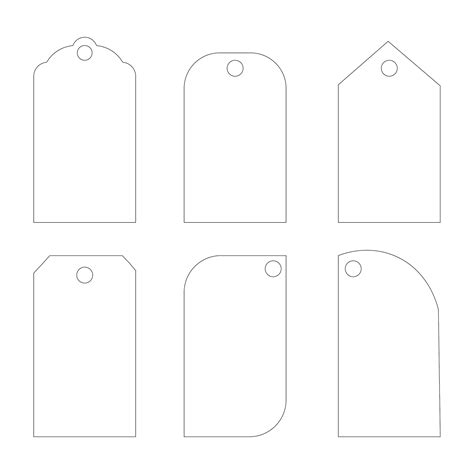 Download Love Shape Gift Tag Template